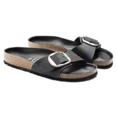 Image 2 of Birkenstock Madrid Big Buckle Oiled Leather Narrow Women's