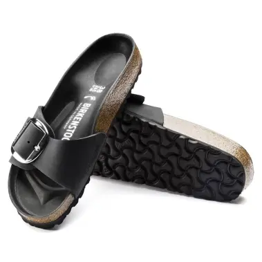 Image 5 of Birkenstock Madrid Big Buckle Oiled Leather Narrow Women's