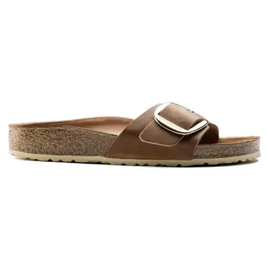 Image 2 of Birkenstock Madrid Big Buckle Oiled Leather Narrow Women's