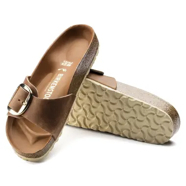 Image 10 of Birkenstock Madrid Big Buckle Oiled Leather Narrow Women's