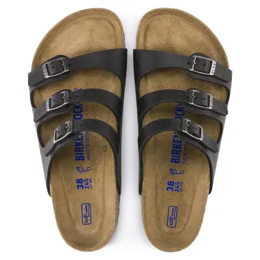 Image 2 of Birkenstock Florida Soft Footbed Natural Leather Oiled Women's