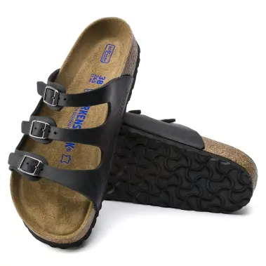 Image 6 of Birkenstock Florida Soft Footbed Natural Leather Oiled Women's