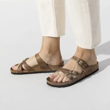 Image 3 of Birkenstock Franca Oiled Leather Narrow Women's