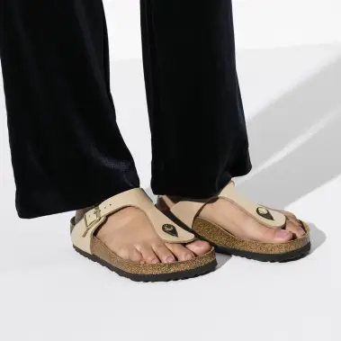 Image 7 of Birkenstock Gizeh Soft Footbed Nubuck Leather Regular Women's