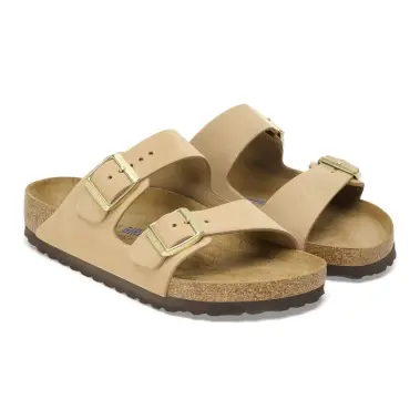 Image 2 of Birkenstock Arizona Soft Footbed Nubuck Regular Unisex