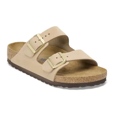 Image 2 of Birkenstock Arizona Soft Footbed Nubuck Regular Unisex