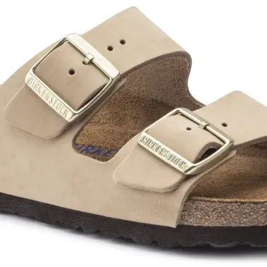 Image 4 of Birkenstock Arizona Soft Footbed Nubuck Narrow Women's