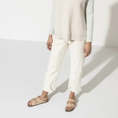 Image 6 of Birkenstock Arizona Soft Footbed Nubuck Narrow Women's
