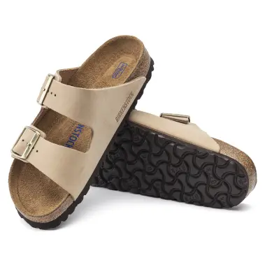 Image 11 of Birkenstock Arizona Soft Footbed Nubuck Narrow Women's