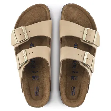 Image 12 of Birkenstock Arizona Soft Footbed Nubuck Narrow Women's