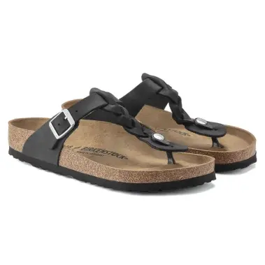 Image 2 of Birkenstock Gizeh Braided Oiled Leather Regular Women's