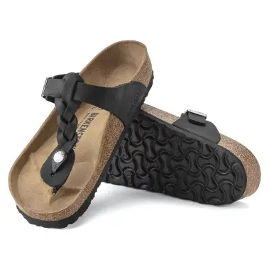 Image 5 of Birkenstock Gizeh Braided Oiled Leather Regular Women's