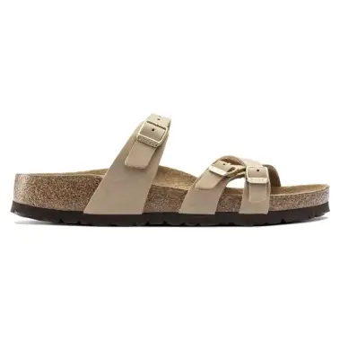 Image 4 of Birkenstock Franca Soft Footbed Nubuck Leather Regular Women's