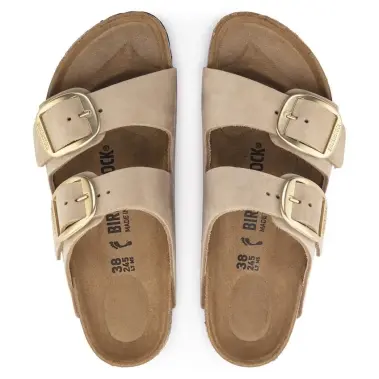 Image 3 of Birkenstock Arizona Big Buckle Nubuck Leather Regular Women's