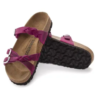 Image 5 of Birkenstock Franca Braided Oiled Leather Regular Women's