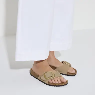 Image 2 of Birkenstock Madrid Big Buckle Nubuck Narrow Women's
