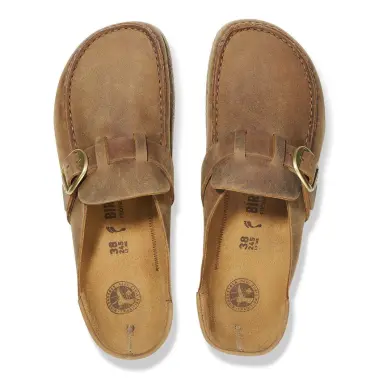Image 4 of Birkenstock Buckley Natural Leather Oiled Narrow Women's