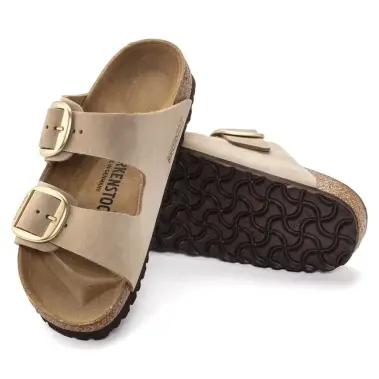 Image 5 of Birkenstock Arizona Big Buckle Nubuck Leather Narrow Women's