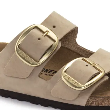 Image 4 of Birkenstock Arizona Big Buckle Nubuck Narrow Women's