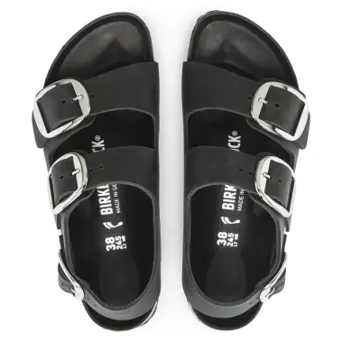 Image 5 of Birkenstock Milano Big Buckle Oiled Leather Narrow Women's
