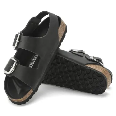 Image 4 of Birkenstock Milano Big Buckle Oiled Leather Narrow Women's