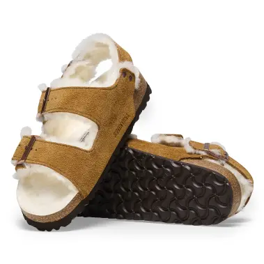 Image 2 of Birkenstock Milano Suede Leather Shearling Narrow Women's