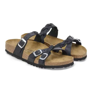 Image 2 of Birkenstock Franca Braided Oiled Leather Regular Women's