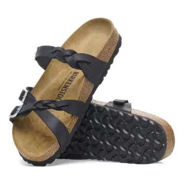 Image 5 of Birkenstock Franca Braided Oiled Leather Regular Women's