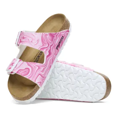 Image 2 of Birkenstock Arizona Birko-Flor Marble Narrow Women's