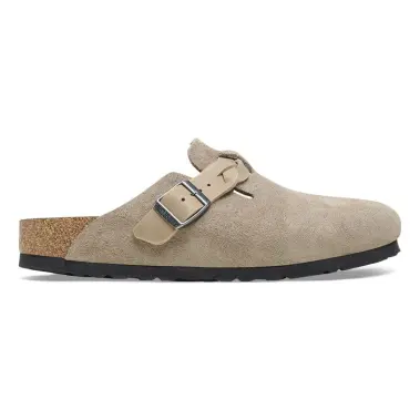 Image 2 of Birkenstock Boston Braided Suede Leather Narrow Women's