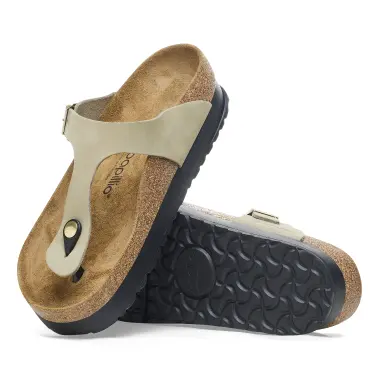Image 2 of Birkenstock Gizeh Flex Platform Nubuck Leather Regular Women's