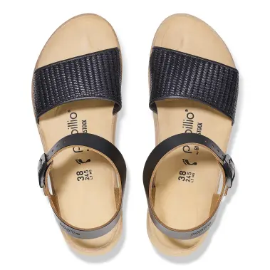 Image 3 of Birkenstock Glenda Natural Leather Synthetics Narrow Women's