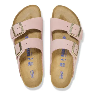 Image 3 of Birkenstock Arizona Soft Footbed Nubuck Leather Narrow Women's