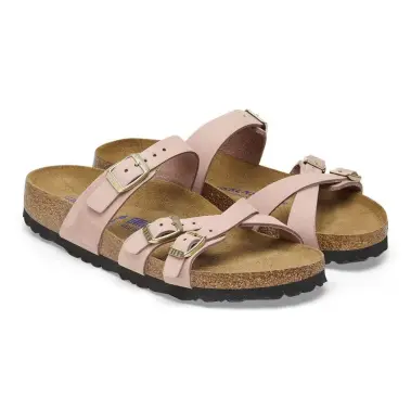 Image 2 of Birkenstock Franca Soft Footbed Nubuck Leather Regular Women's