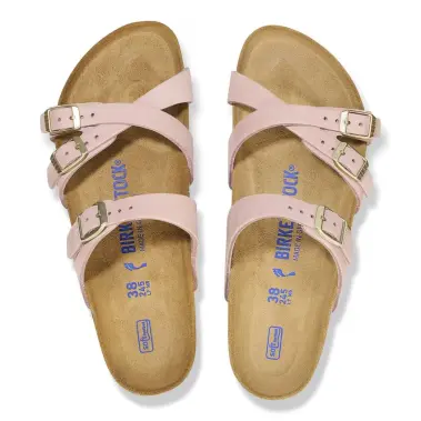 Image 3 of Birkenstock Franca Soft Footbed Nubuck Leather Regular Women's