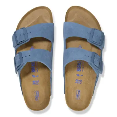 Image 3 of Birkenstock Arizona Soft Footbed Suede Leather Narrow Women's