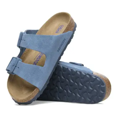 Image 5 of Birkenstock Arizona Soft Footbed Suede Leather Narrow Women's