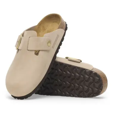 Image 2 of Birkenstock Boston Big Buckle Nubuck Narrow Women's