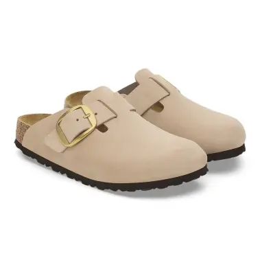 Image 4 of Birkenstock Boston Big Buckle Nubuck Narrow Women's