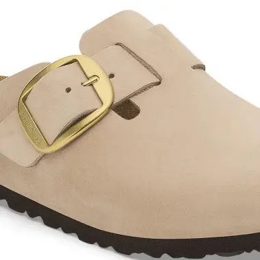 Image 6 of Birkenstock Boston Big Buckle Nubuck Narrow Women's