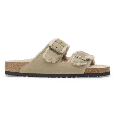 Image 4 of Birkenstock Arizona Shearling Suede Leather Narrow Women's