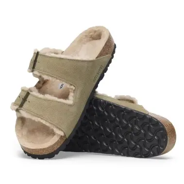 Image 5 of Birkenstock Arizona Shearling Suede Leather Narrow Women's