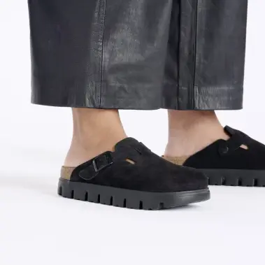Image 2 of Birkenstock Boston Chunky Suede Leather Narrow Women's