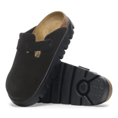 Image 3 of Birkenstock Boston Chunky Suede Leather Narrow Women's