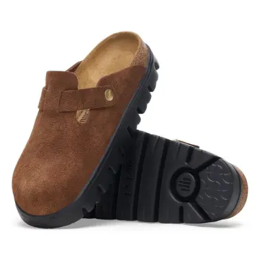 Image 2 of Birkenstock Boston Chunky Suede Leather Narrow Women's