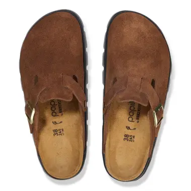 Image 3 of Birkenstock Boston Chunky Suede Leather Narrow Women's