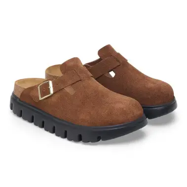 Image 4 of Birkenstock Boston Chunky Suede Leather Narrow Women's