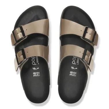 Image 3 of Birkenstock Arizona Flex Platform Birko-Flor Patent Narrow Women's