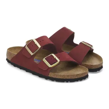 Image 7 of Birkenstock Arizona Soft Footbed Nubuck Leather Narrow Women's