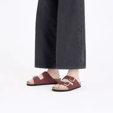 Image 12 of Birkenstock Arizona Soft Footbed Nubuck Leather Narrow Women's